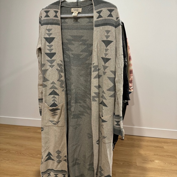 JESSICA SIMPSON aztec cardigan (S) - Picture 1 of 4